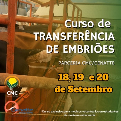 Curso presencial de transferência de embriões em bovinos